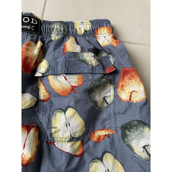 Izod Swim Swimwear Trunk Multicolor Print Swimsuit FLAW - Picture 8 of 11